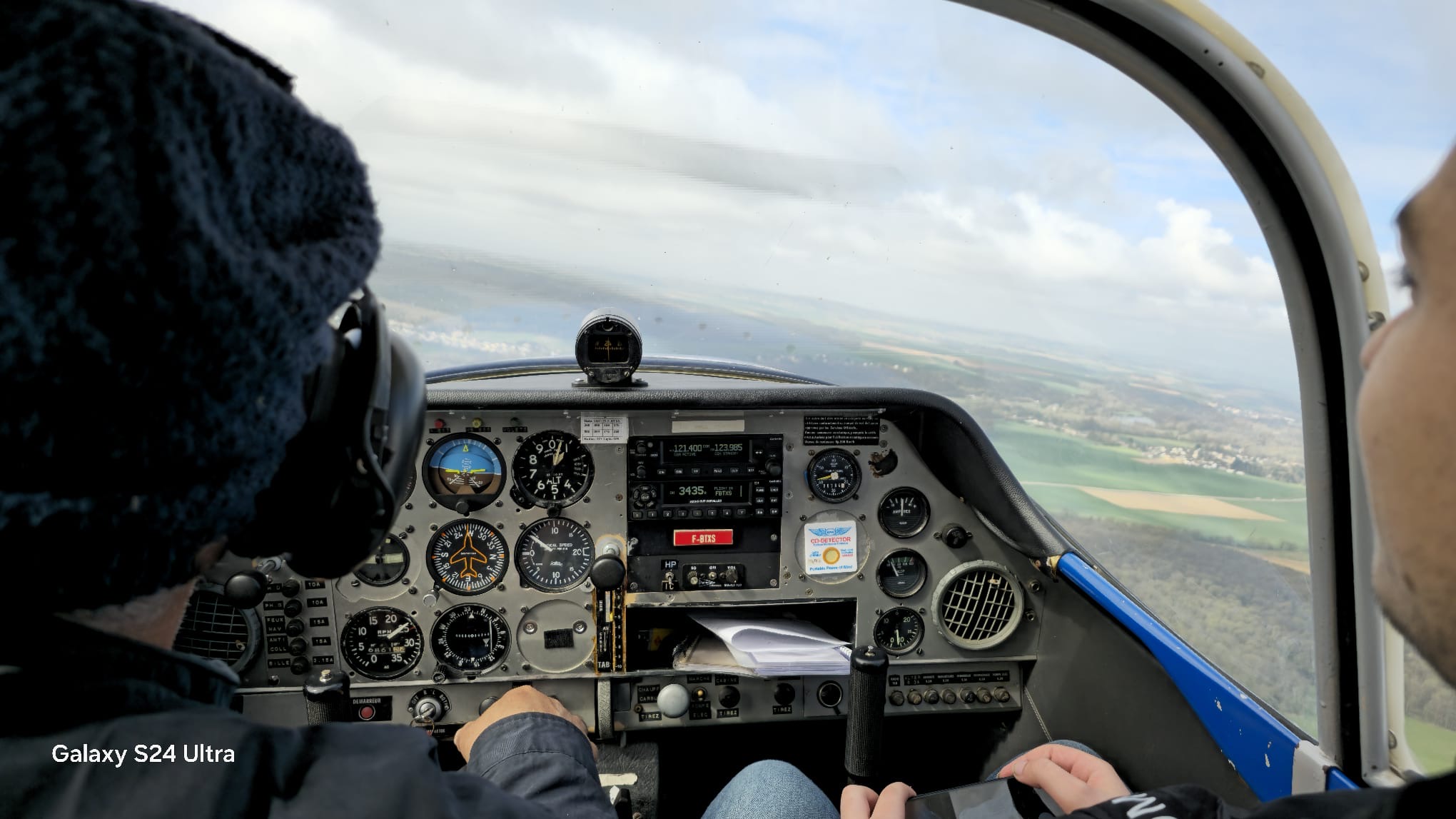 Des Baptêmes de l'air.